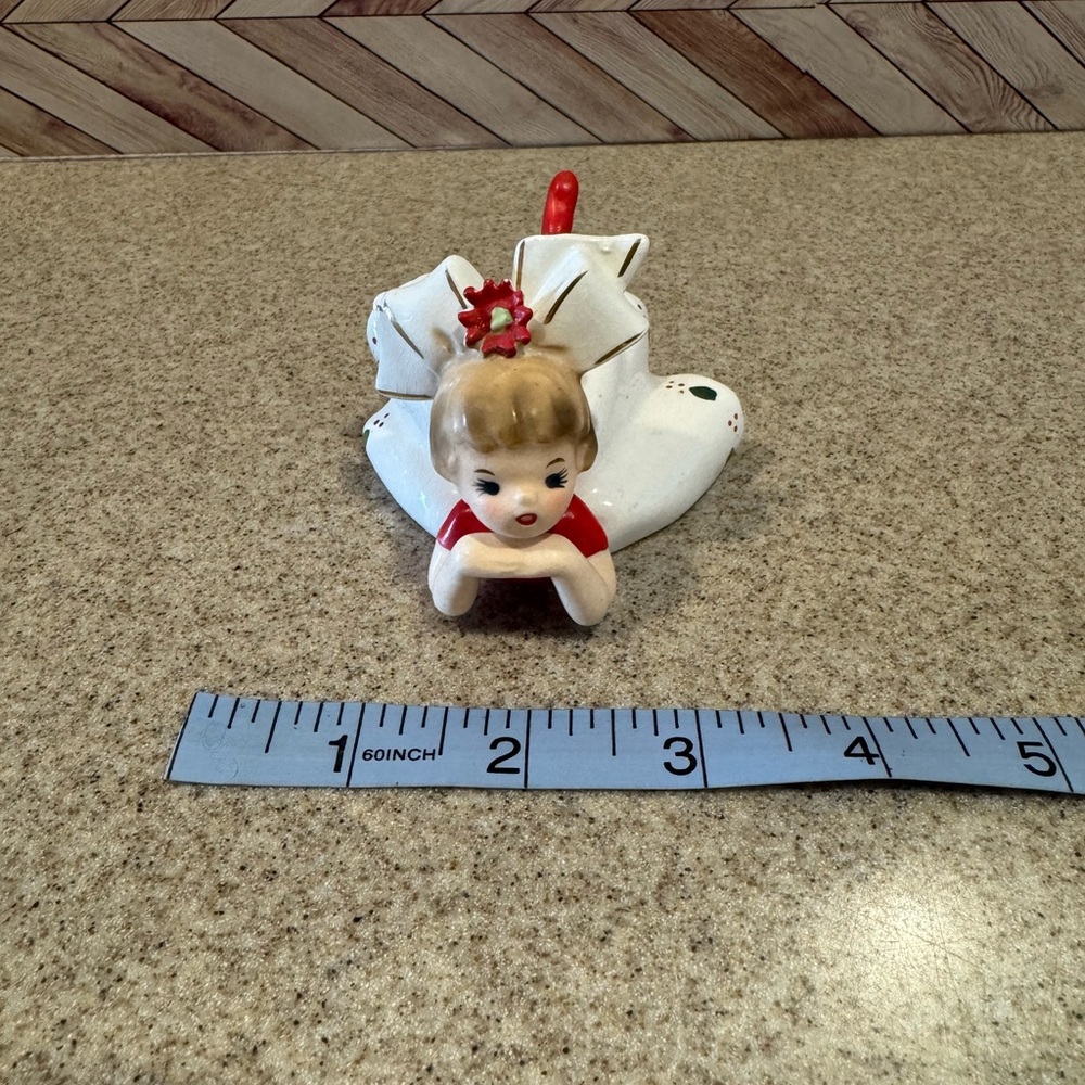 1963 Inarco Poinsetta girl Christmas